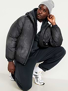 Image number 3 showing, Oversized Water-Resistant Hooded Puffer Jacket