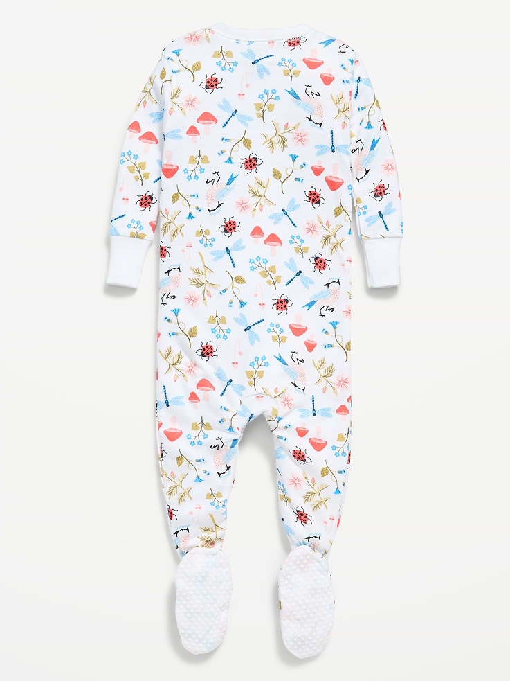 Image 2 of 2, Old Navy x Lovevery Snug-Fit 2-Way-Zip Sleep & Play Footed One-Piece for Baby