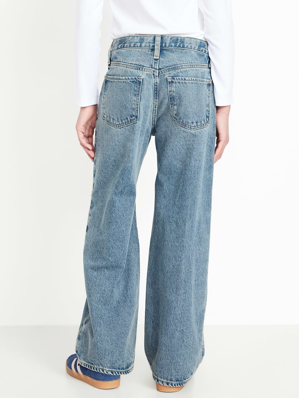 Image number 2 showing, Baggy Straight-Leg Jeans for Girls