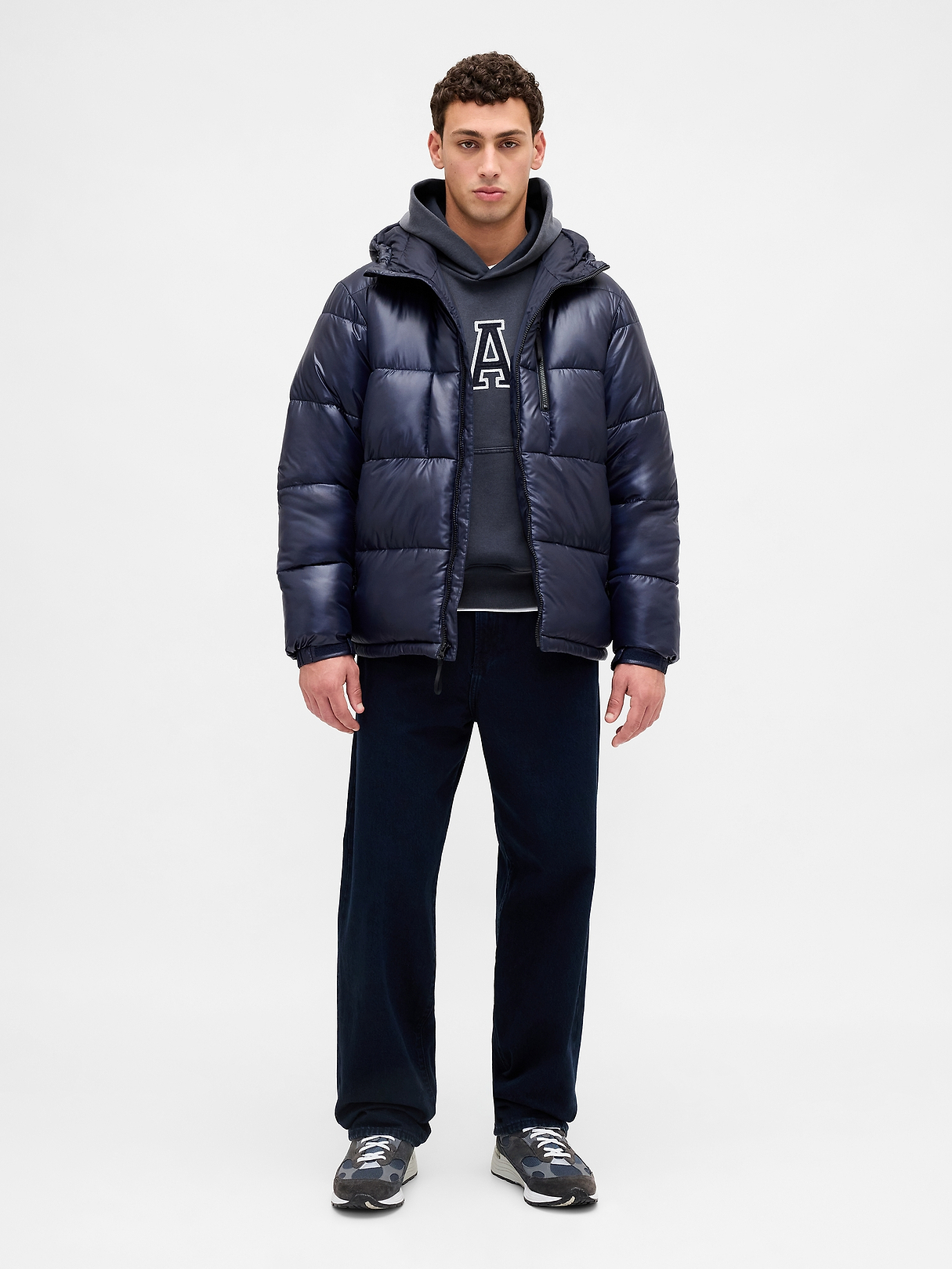 Adult Heavyweight Oversized Logo Hoodie | Gap
