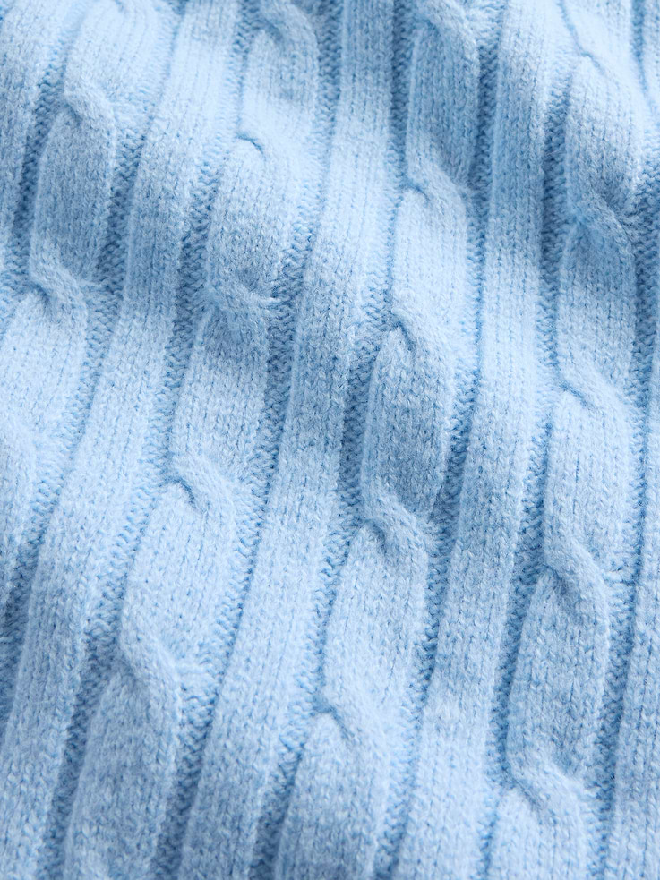 Image number 5 showing, CashSoft Cable-Knit Sweater Pants