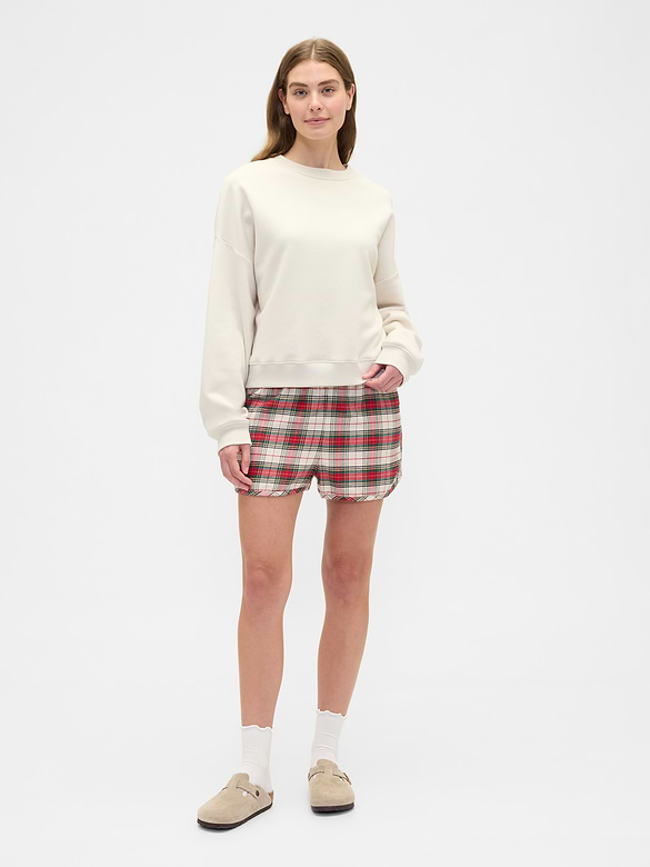 Flannel PJ Shorts