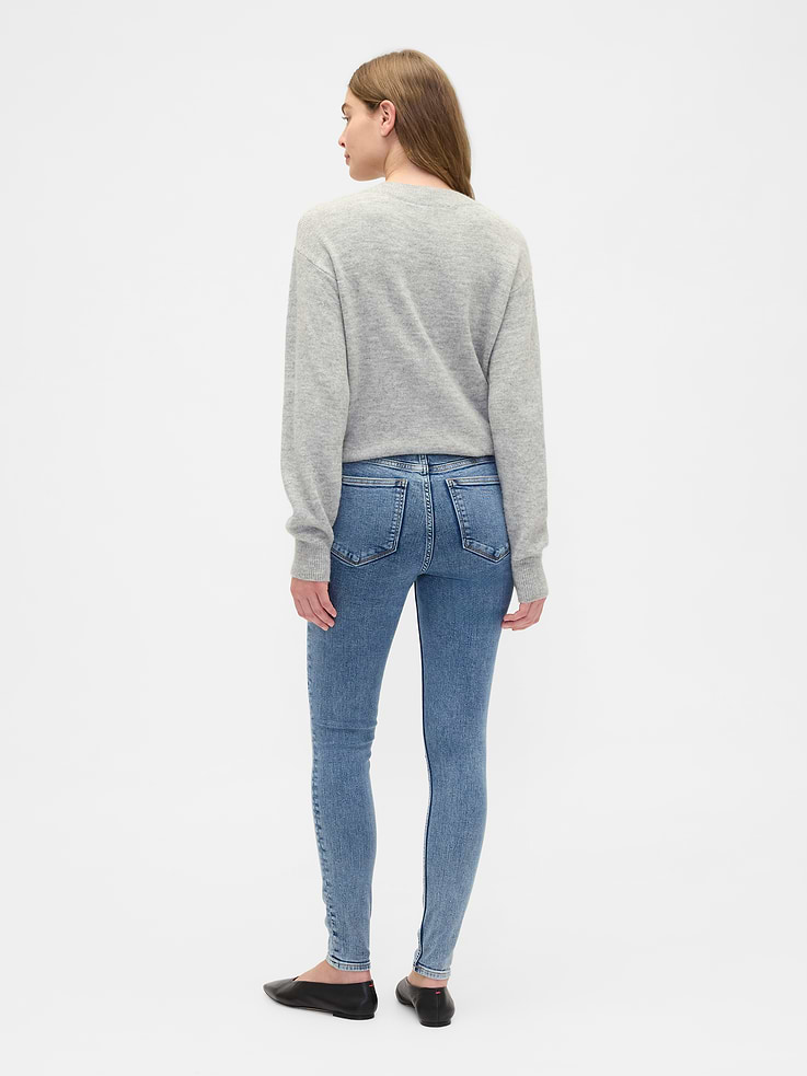 Image number 4 showing, High Rise Universal Skinny Jeans