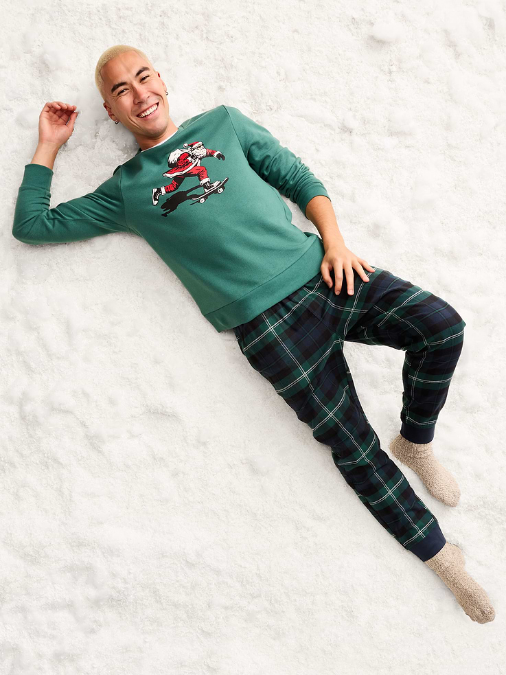Image number 1 showing, Flannel Pajama Joggers for Men