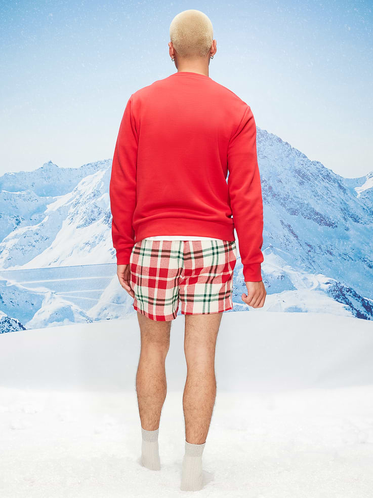 Image number 2 showing, Plaid Flannel Boxer Shorts