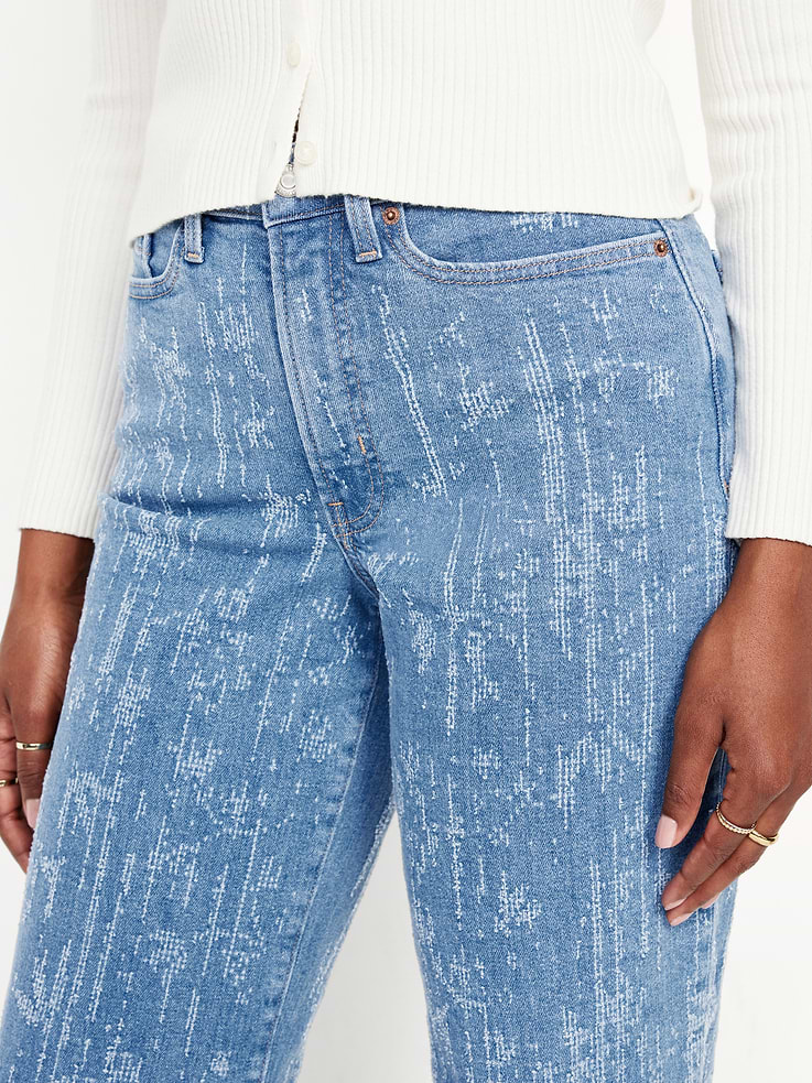 Image number 4 showing, Curvy High-Waisted OG Loose Textured Jeans