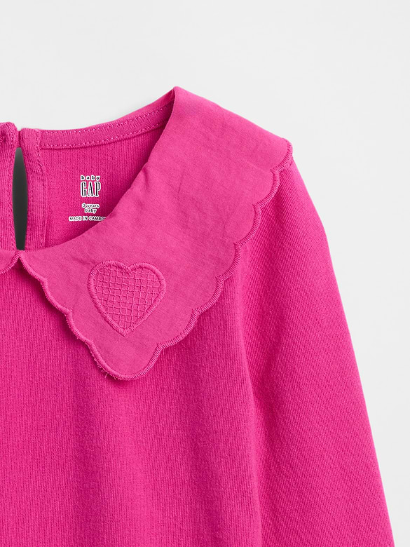 Baby & Toddler Heart Collar Top