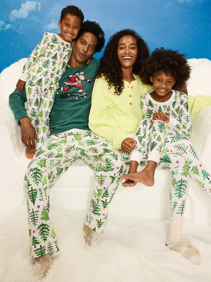 Image number 2 showing, Mid-Rise Printed Flannel Pajama Pants for Women