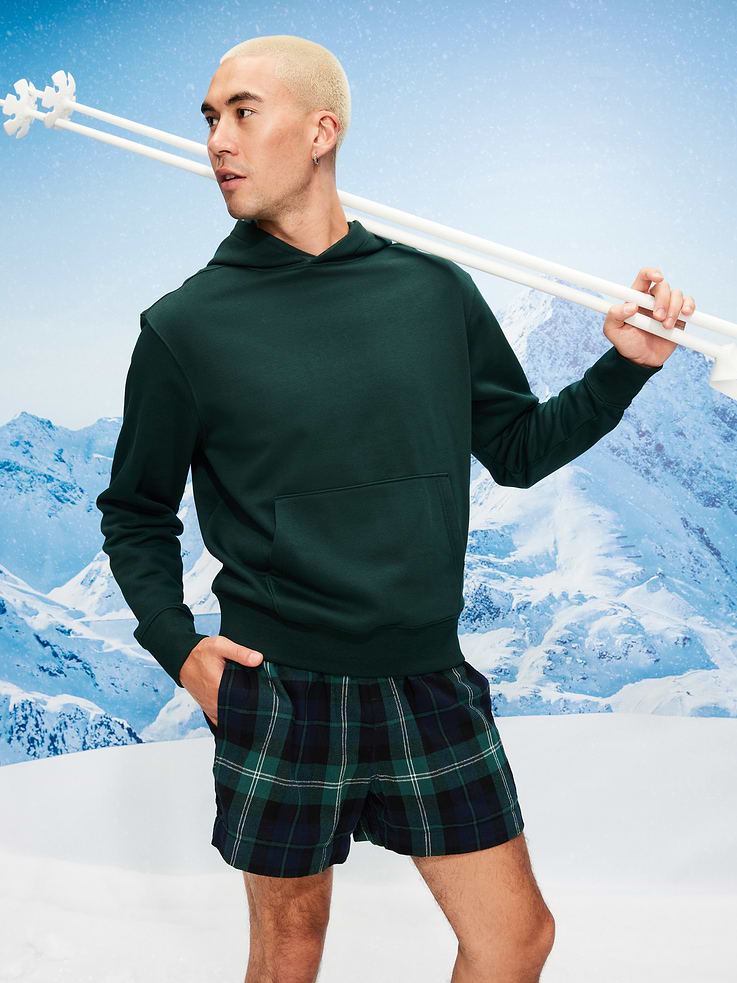 Image number 1 showing, Plaid Flannel Boxer Shorts