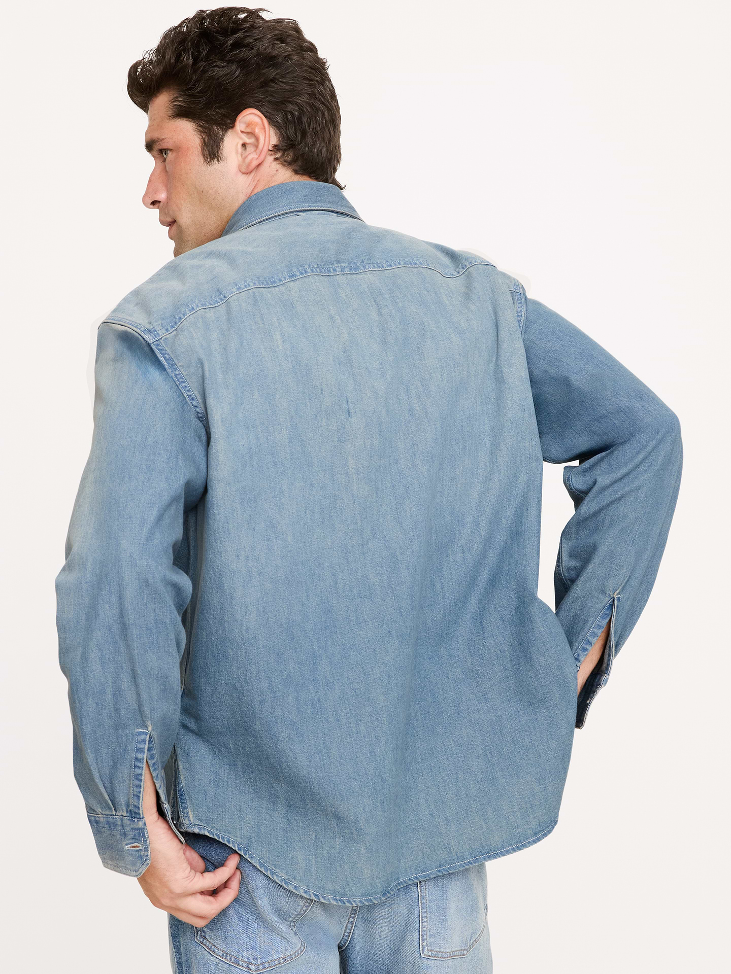 Image number 2 showing, Relaxed-Fit Denim Shirt