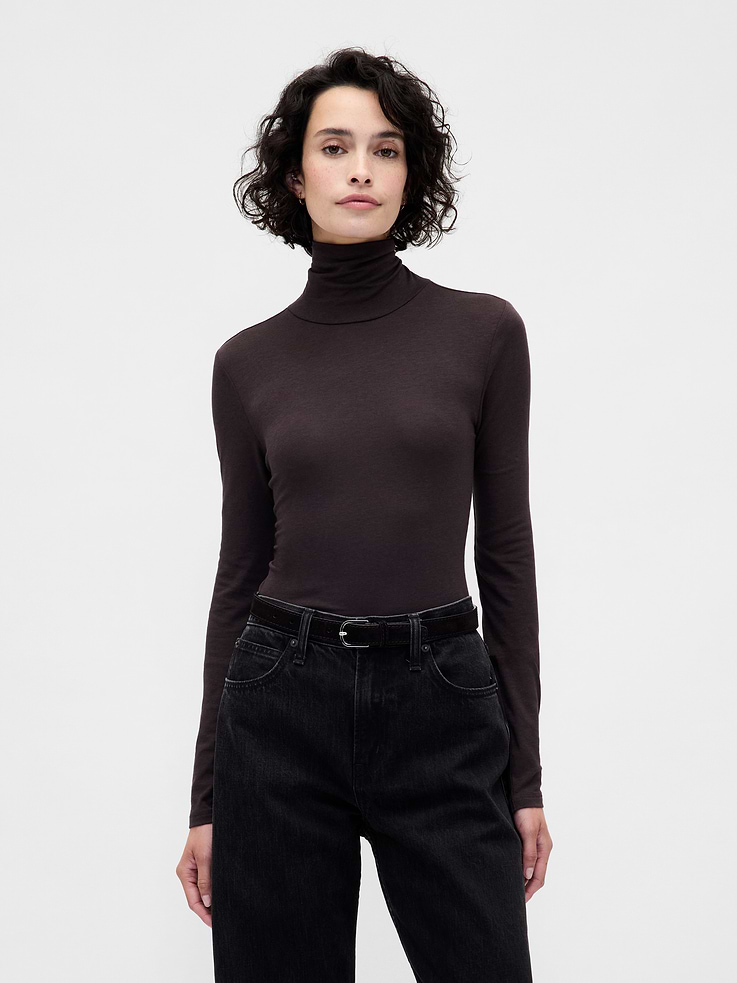 Image number 1 showing, Featherweight Turtleneck