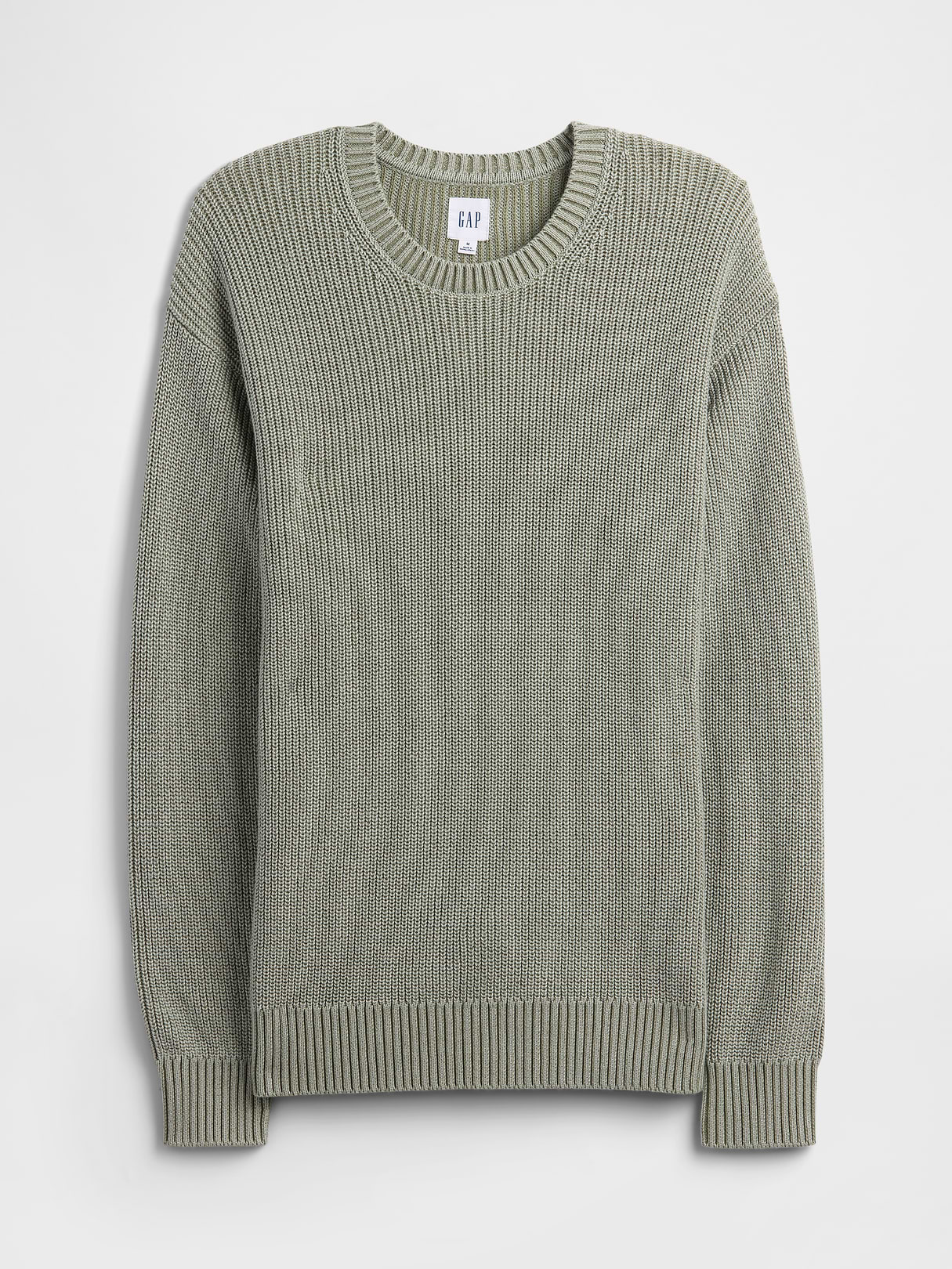 Relaxed Plaited Crewneck Sweater | Gap Factory