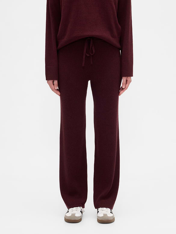 CashSoft Relaxed Ribbed Sweater Pants