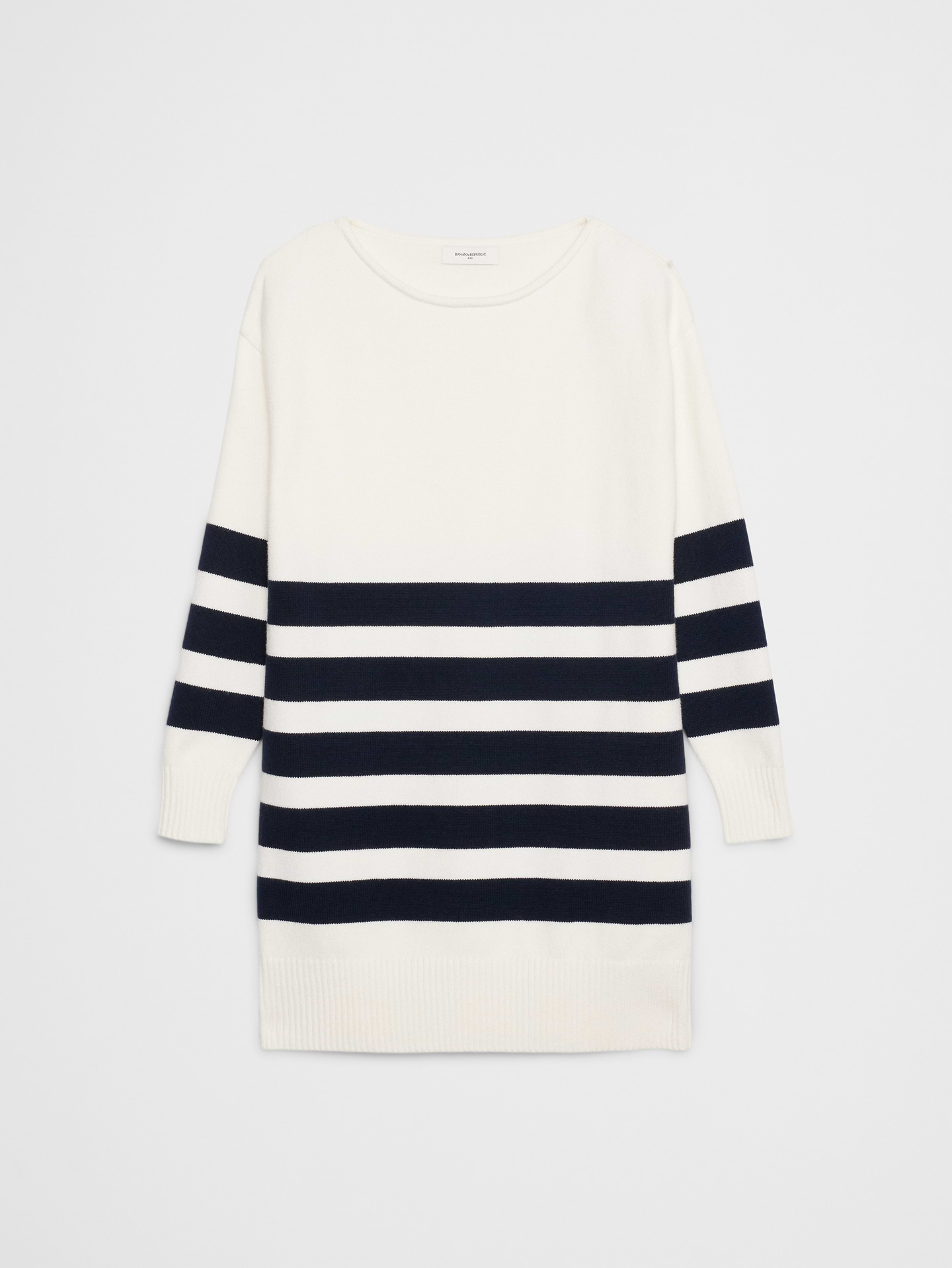 Image number 4 showing, Boatneck Mini Sweater Dress