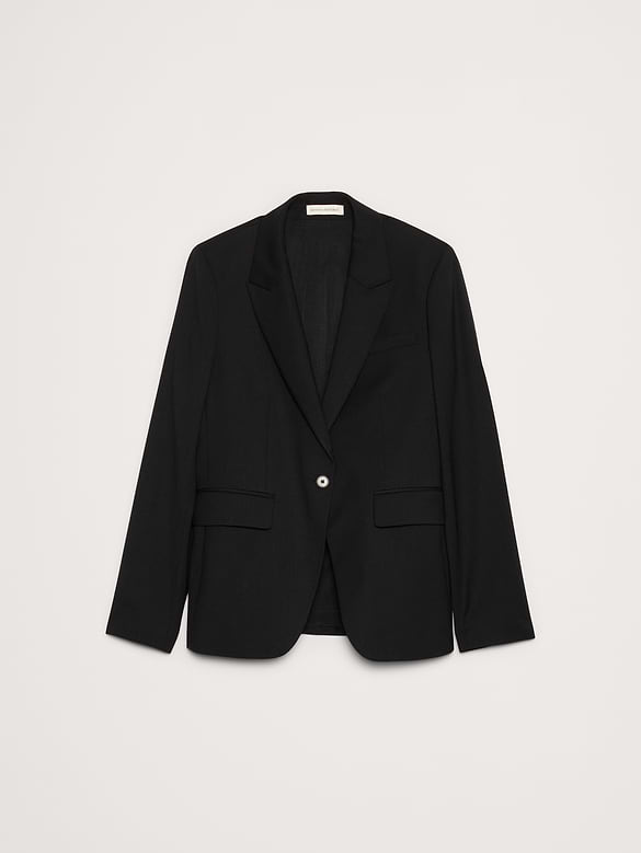 Slim Italian Wool Blazer