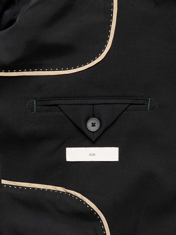 Slim Italian Wool Blazer
