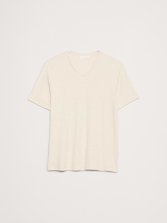 Luxury-Touch V-Neck T-Shirt
