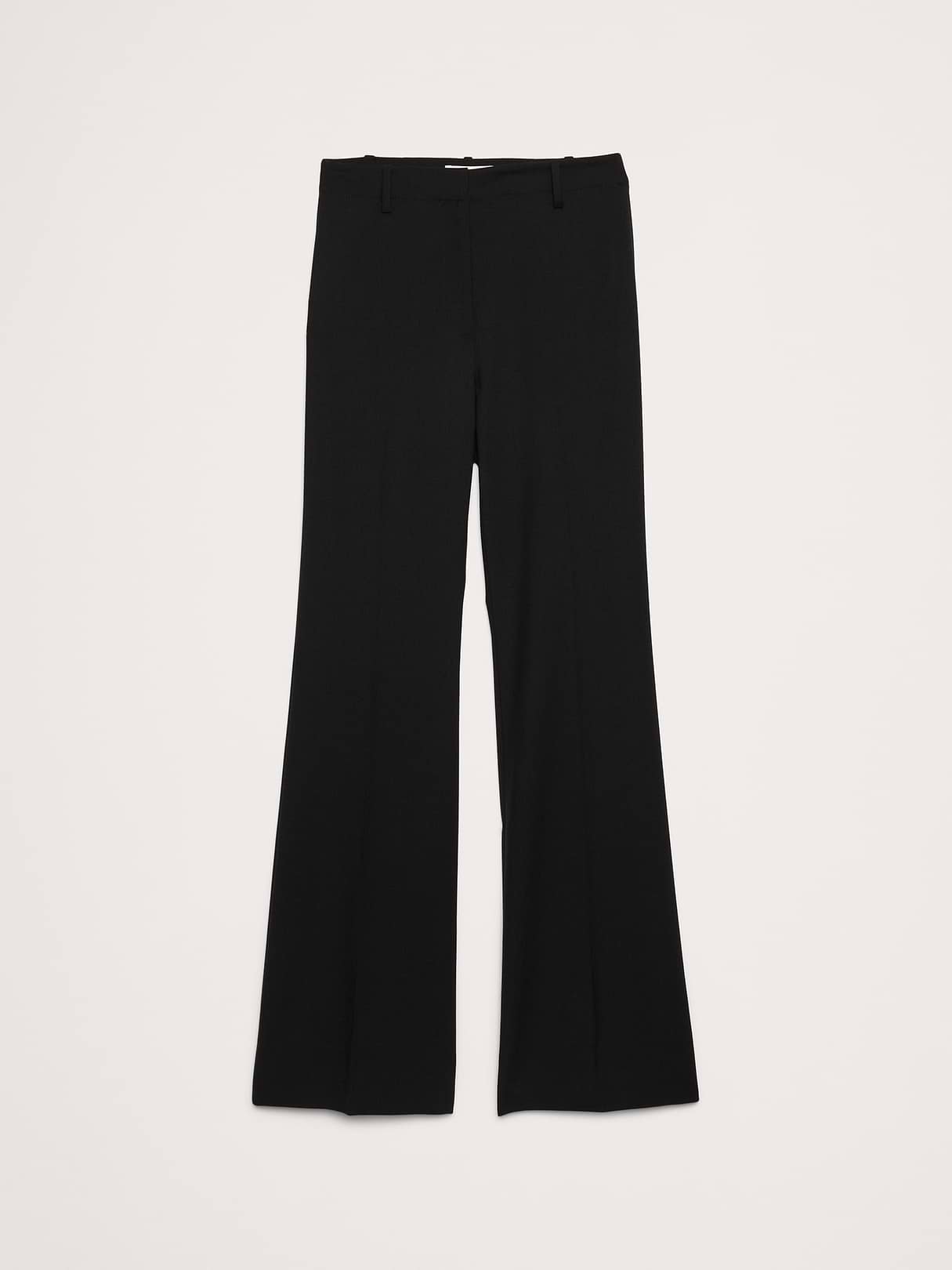Ultra High-Rise Flare Italian Lightweight Wool Pant | Banana Republic