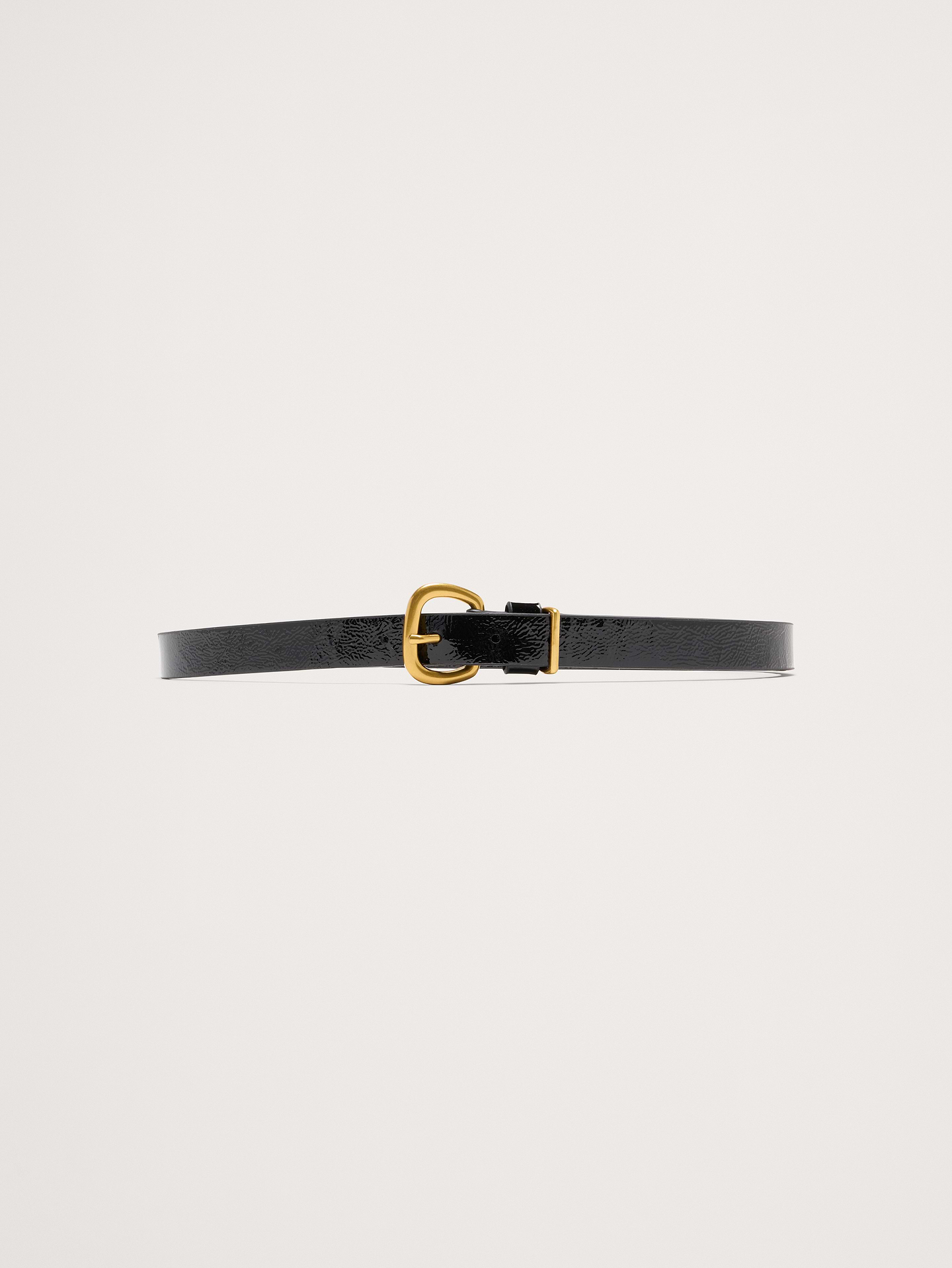 Image number 1 showing, Patent Leather Knotted Belt
