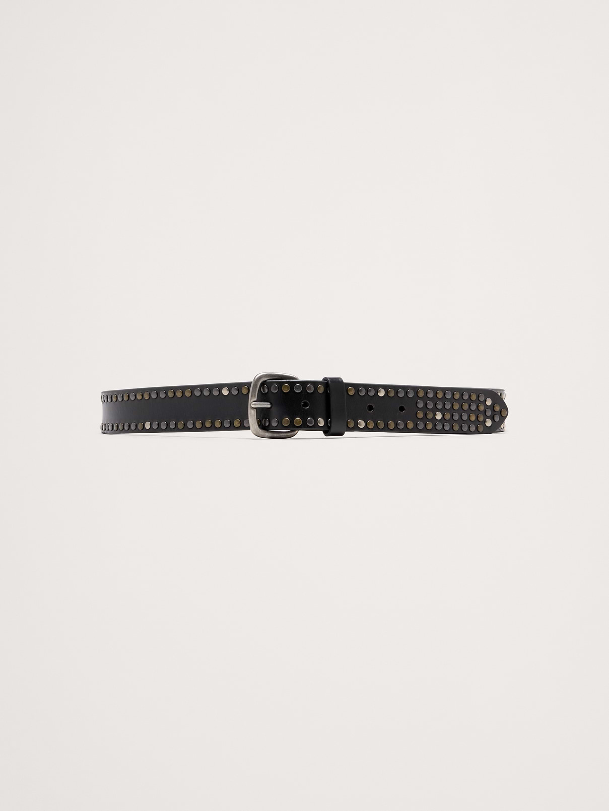 Studded Leather Belt
