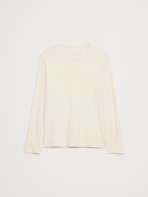 Luxury-Touch Long-Sleeve T-Shirt