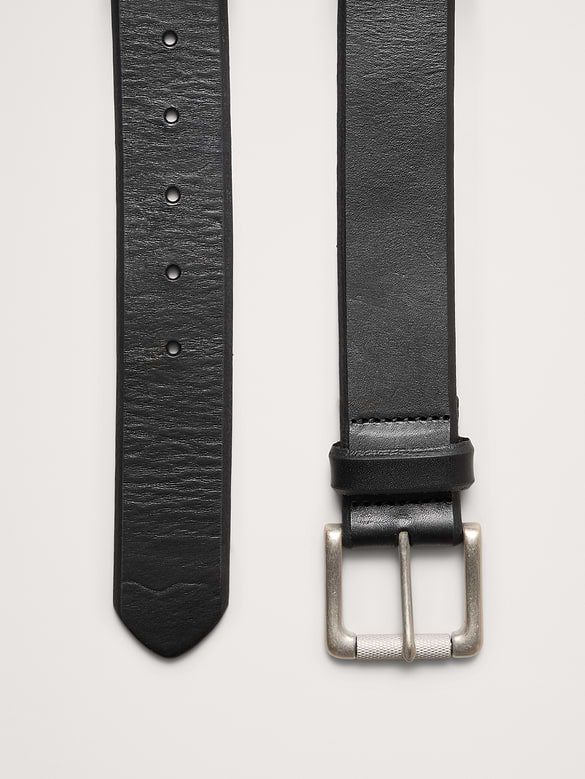 Ceinture en cuir vieilli