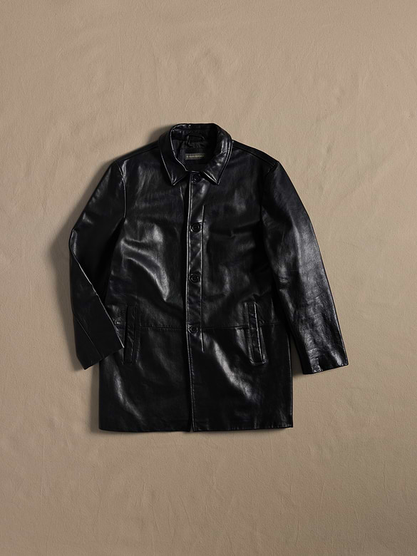 Archive Leather Long Coat size Men's L
