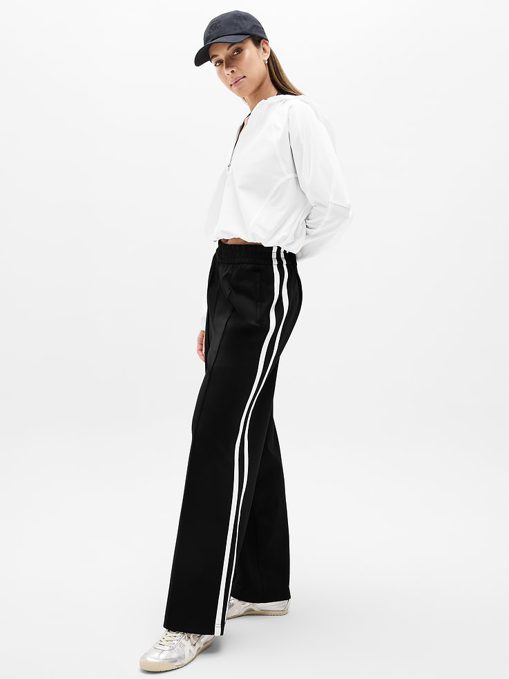 Image number 2 showing, Tempo Mid Rise Wide Leg Track Pant