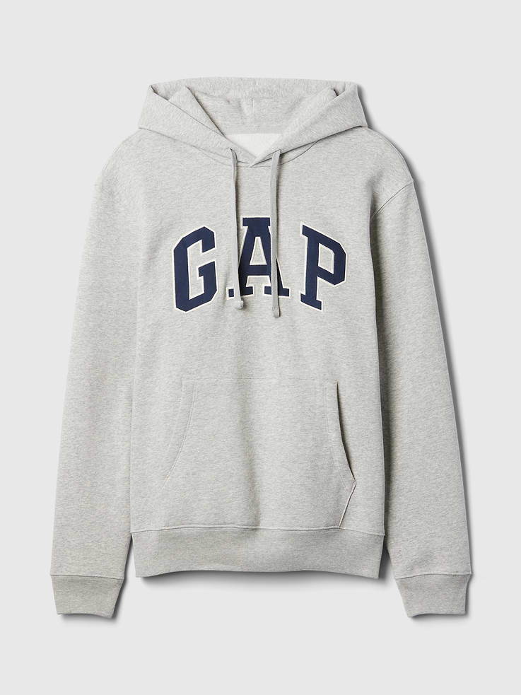 L'image numéro 7 présente Chandail à capuchon VintageDoux avec logo incurvé pour Adulte
