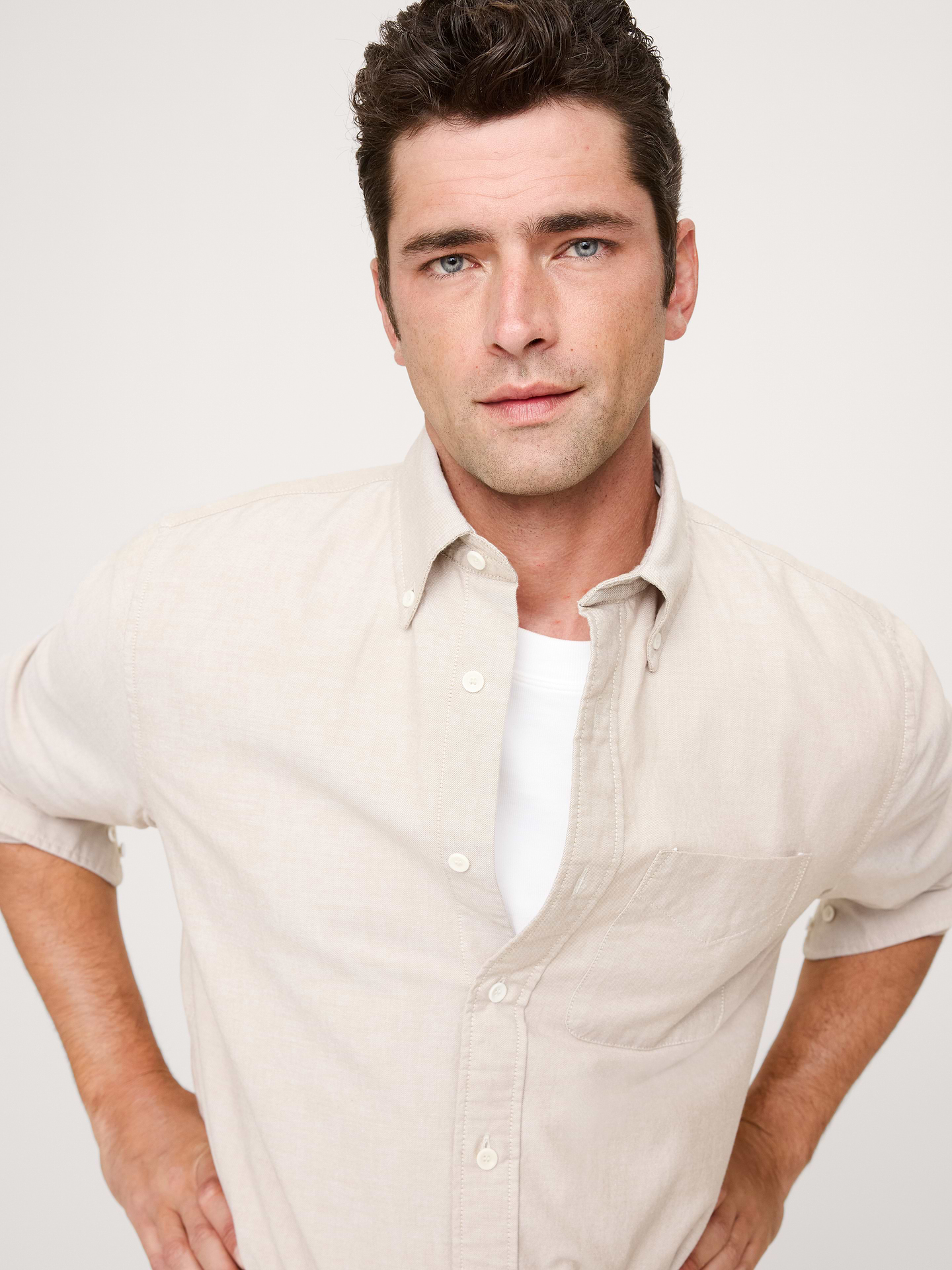 L'image numéro 4 présente Chemise Oxford, coupe standard