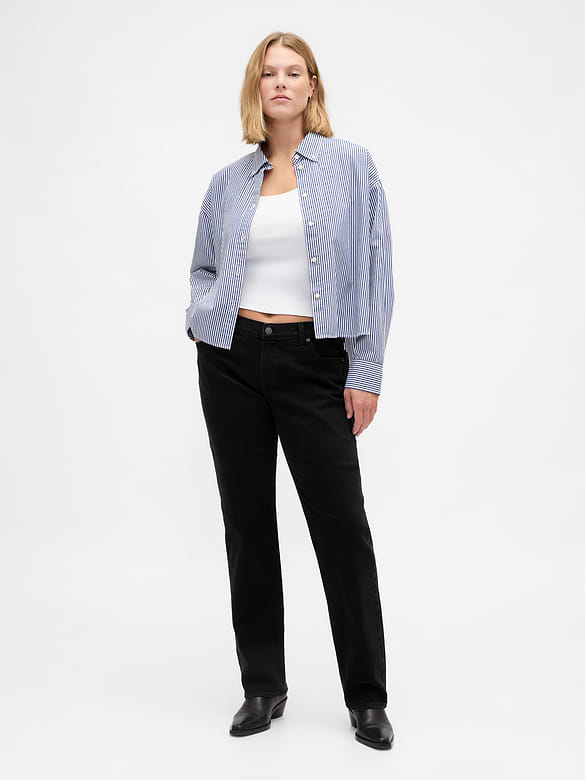 Low Rise '90s Slim Straight Jeans