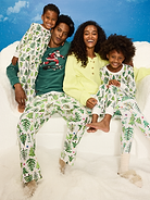 Image number 3 showing, Maternity Printed Flannel Pajama Pant Set