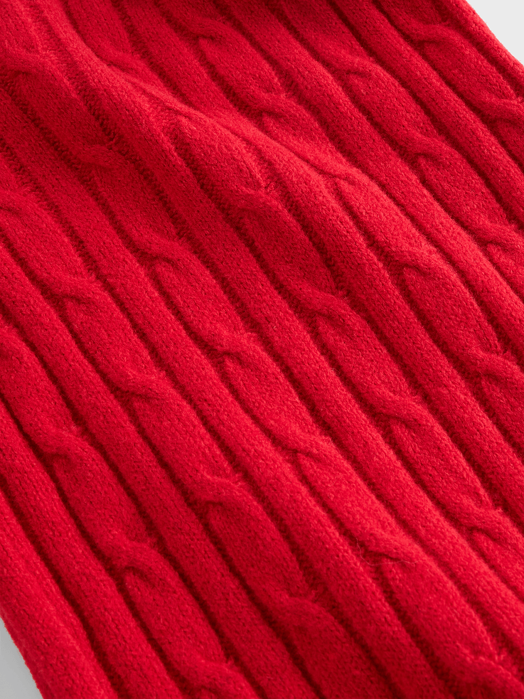 Image number 5 showing, CashSoft Cable-Knit Sweater Pants