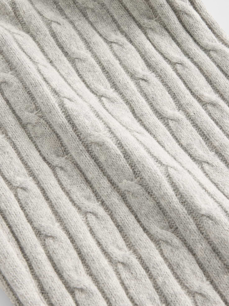 Image number 5 showing, CashSoft Cable-Knit Sweater Pants