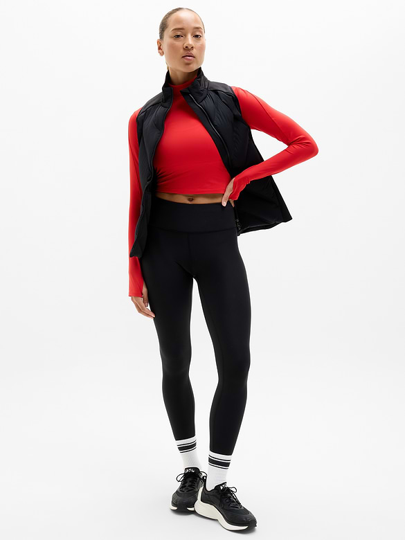 Summit Mesh Crop Top