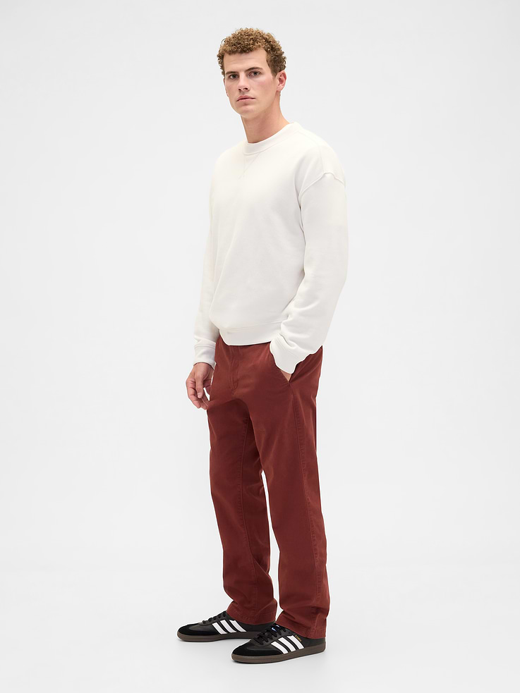 Image 4 of 6, GapFlex Essential Khakis in Straight Fit