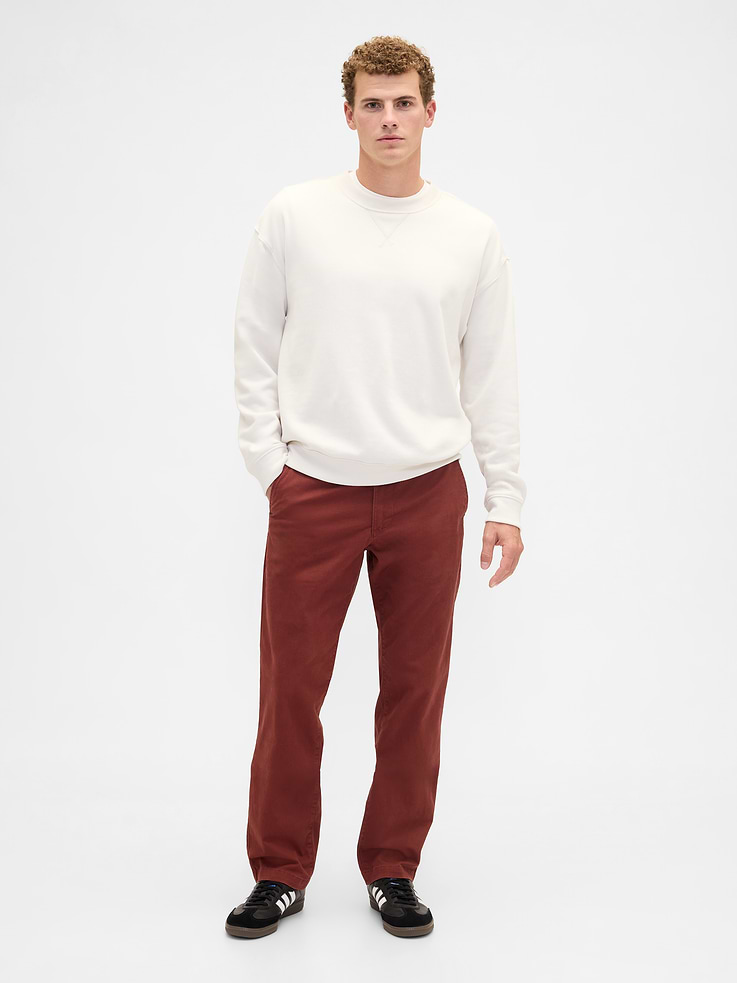 Image 1 of 6, This pair of pants is part of our water-saving Washwell program. Compared to conventional wash methods, Washwell has saved millions of liters of water since 2016., Twill weave with GapFlex stretch., Special stretch waistband for added comfort., Button closure, zip fly., Front slant pockets, welt pockets at back., Product #486978