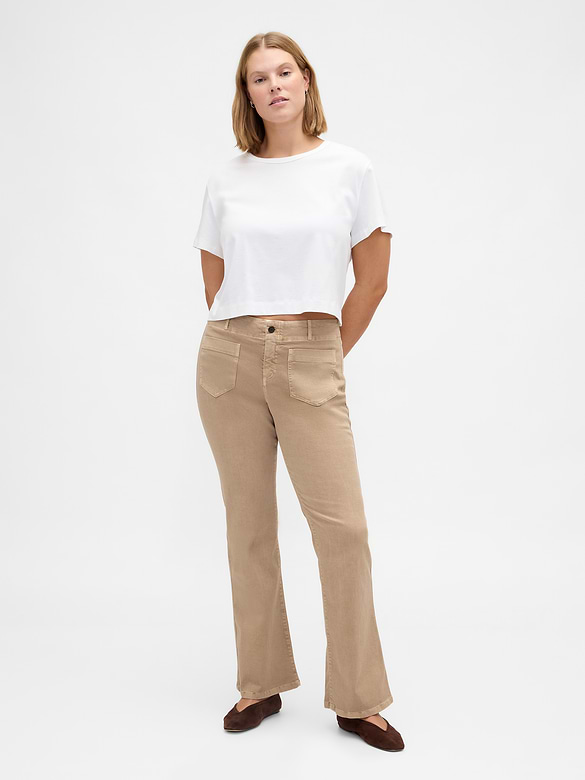 Low Rise Twill Long & Lean Pants