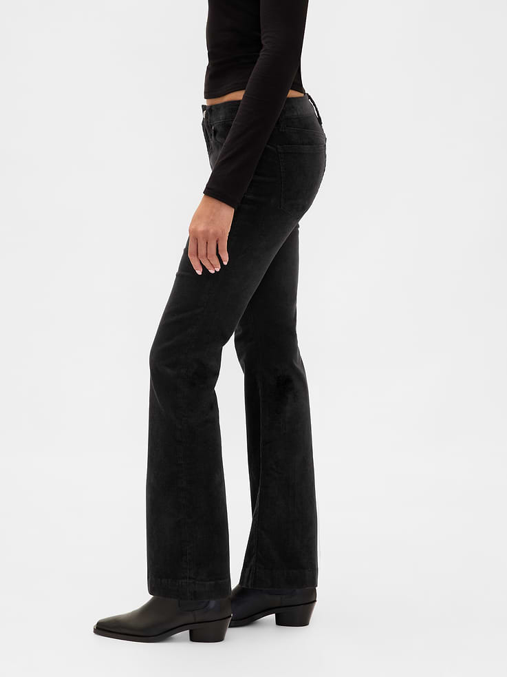 Image number 3 showing, Low Rise Corduroy Long & Lean Pants