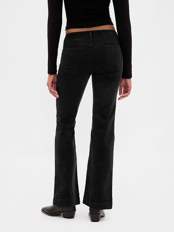 Low Rise Corduroy Long & Lean Pants