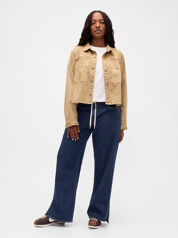 Low Rise Drawcord '90s Loose Jeans