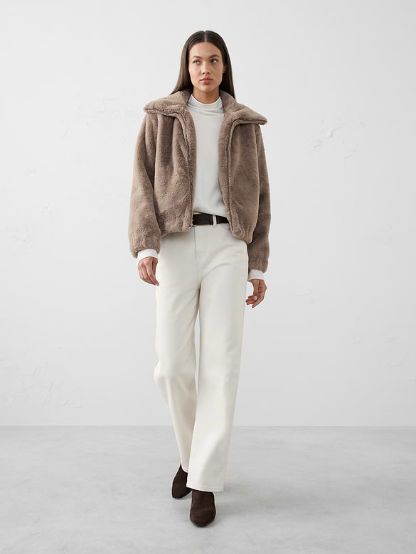 Faux Fur Short Jacket