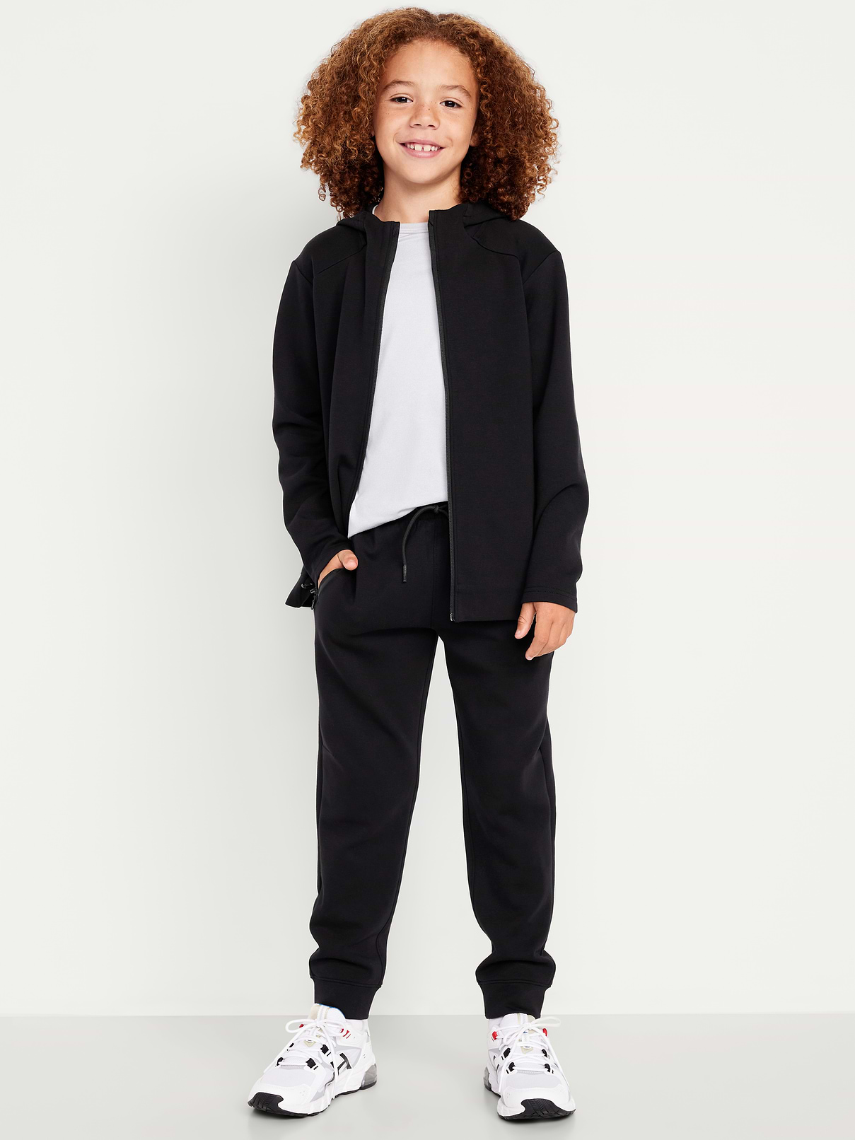 Image number 3 showing, Dynamic Fleece Full-Zip Hoodie and Joggers Set for Boys