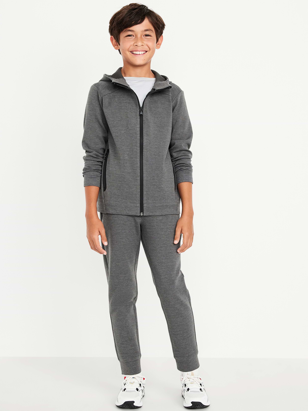 Image number 3 showing, Dynamic Fleece Full-Zip Hoodie and Joggers Set for Boys