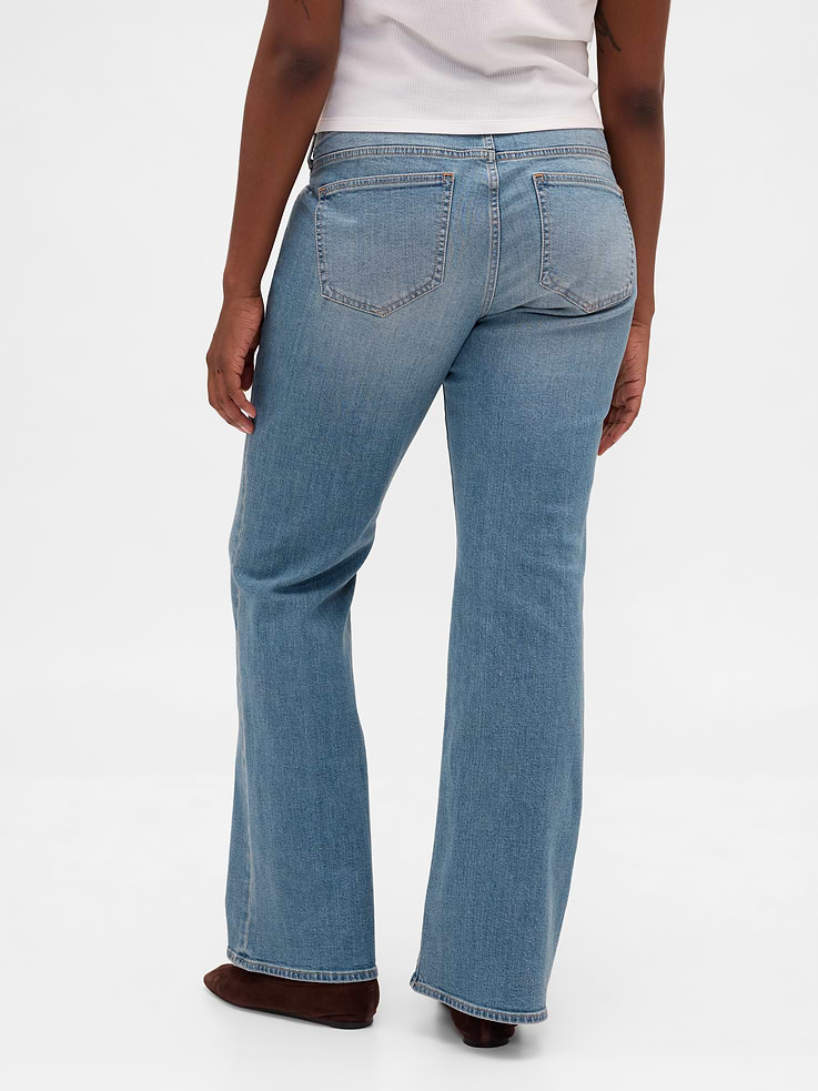 Image number 6 showing, Low Rise Long & Lean Lace-Up Jeans