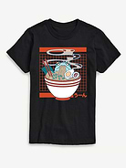 Image number 1 showing, Ramen Frog Yum Short Sleeve Graphic T-Shirt