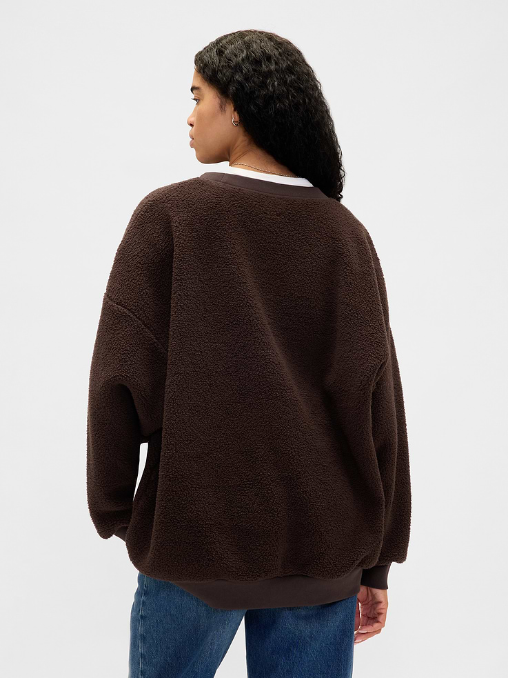 Image 3 of 5, Sherpa Gap Logo Tunic Sweatshirt