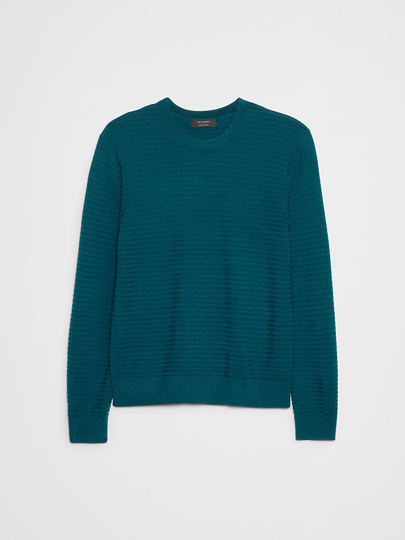 Merino Wool Textured Sweater