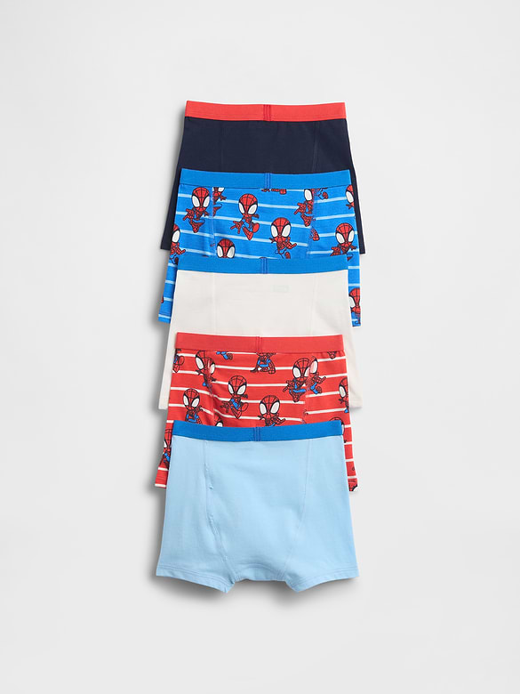 Baby & Toddler Marvel Organic Stretch Cotton Boxer Briefs (5-Pack)