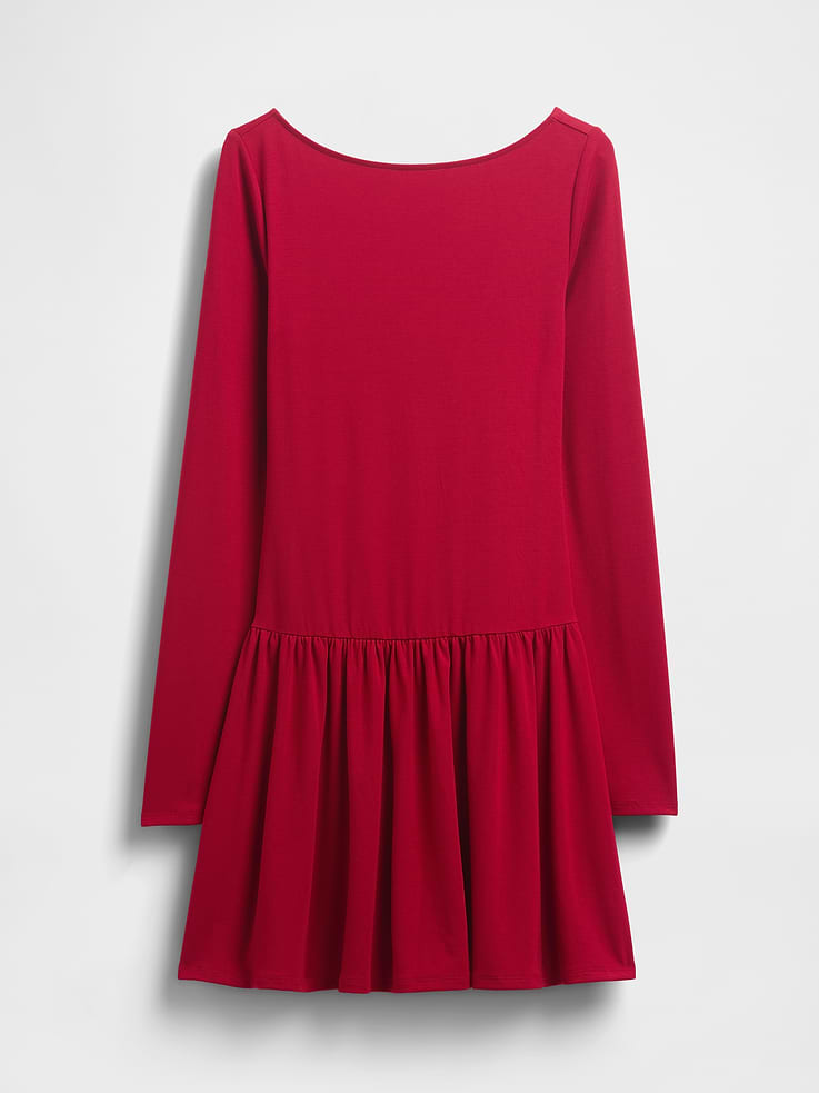 Image number 5 showing, Drop-Waist Mini Dress